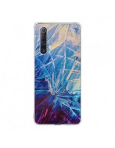 Coque Realme X50 5G Fleurs Violettes françaises - Ebi...