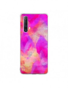 Coque Realme X50 5G Coeur Tribal Rose - Ebi Emporium