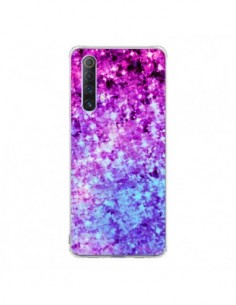 Coque Realme X50 5G Radiant Orchid Galaxy Paillettes -...