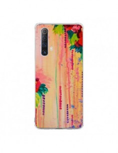 Coque Realme X50 5G Strawberry Confetti Flowers - Ebi...