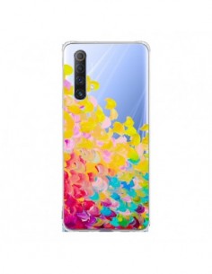 Coque Realme X50 5G Creation in Color Jaune Yellow...