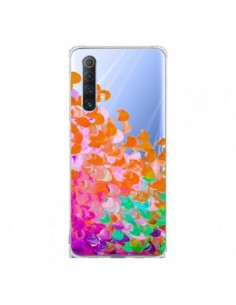 Coque Realme X50 5G Creation in Color Orange Transparente...