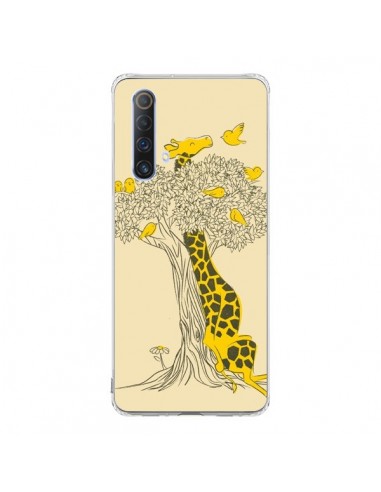 Coque Realme X50 5G Girafe Amis Oiseaux - Jay Fleck