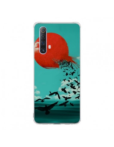 Coque Realme X50 5G Soleil Oiseaux Mer - Jay Fleck