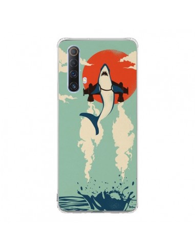 Coque Realme X50 5G Requin Avion Volant - Jay Fleck