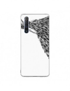 Coque Realme X50 5G Peacock Paon Robe Femme - Jenny Liz Rome