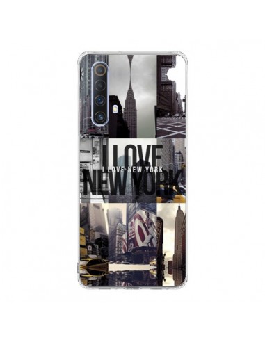 Coque Realme X50 5G I love New Yorck City noir - Javier Martinez