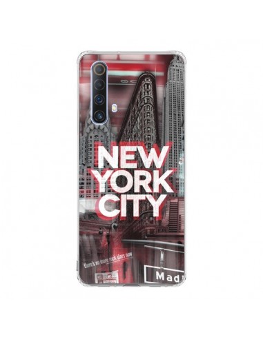 Coque Realme X50 5G New York City Rouge - Javier Martinez