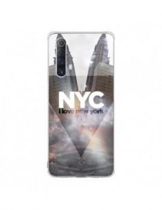 Coque Realme X50 5G I Love New York City Gris - Javier...