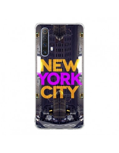 Coque Realme X50 5G New York City Orange Violet - Javier Martinez