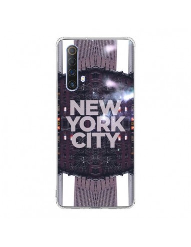 Coque Realme X50 5G New York City Violet - Javier Martinez