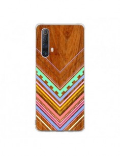 Coque Realme X50 5G Azteque Arbutus Pastel Bois Aztec...