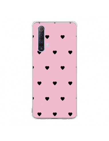 Coque Realme X50 5G Coeurs Roses - Jonathan Perez