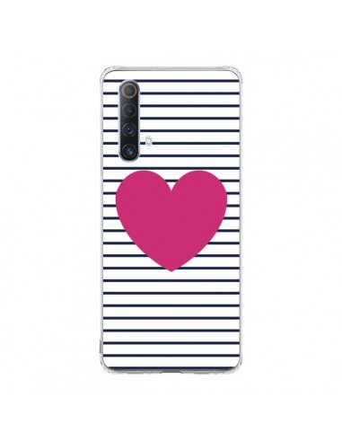 Coque Realme X50 5G Coeur Traits Marin - Jonathan Perez