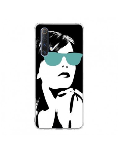 Coque Realme X50 5G Fille Lunettes Bleues - Jonathan Perez