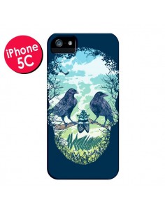Coque Tête de Mort Nature pour iPhone 5C - Rachel Caldwell