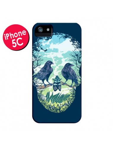 Coque Tête de Mort Nature pour iPhone 5C - Rachel Caldwell