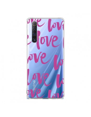 Coque Realme X50 5G Love Love Love Amour Transparente - Dricia Do
