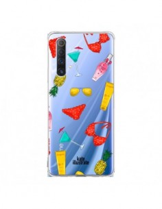 Coque Realme X50 5G Summer Essentials Ete Essentiel...