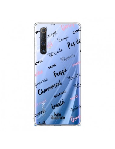 Coque Realme X50 5G Ballerina Ballerine Mots Transparente - kateillustrate