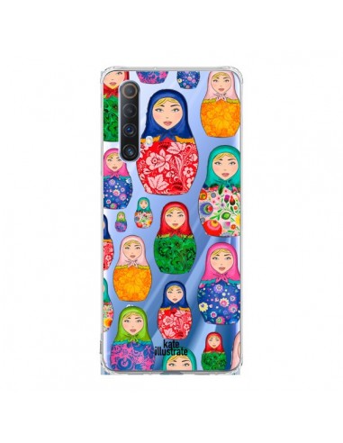 Coque Realme X50 5G Matryoshka Dolls Poupées Russes Transparente - kateillustrate