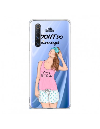 Coque Realme X50 5G I Don't Do Mornings Matin Transparente - kateillustrate