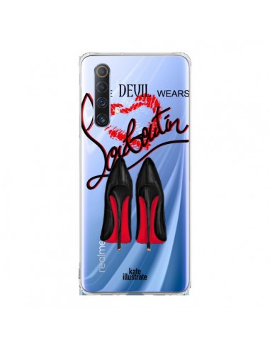 Coque Realme X50 5G The Devil Wears Shoes Demon Chaussures Transparente - kateillustrate