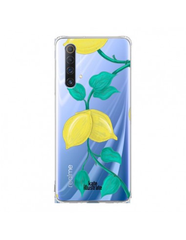 Coque Realme X50 5G Lemons Citrons Transparente - kateillustrate