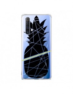 Coque Realme X50 5G Ananas Noir Transparente - Koura-Rosy...