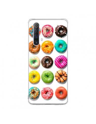 Coque Realme X50 5G Donuts Multicolore Chocolat Vanille - Laetitia