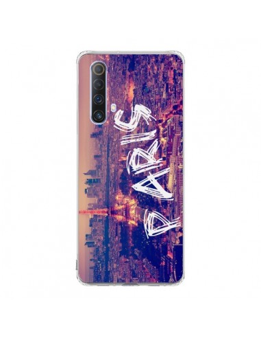 Coque Realme X50 5G Paris Tour Eiffel Tower Nuit - Laetitia