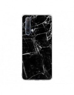 Coque Realme X50 5G Marbre Marble Noir Black - Laetitia