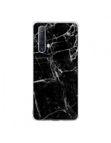 Coque Realme X50 5G Marbre Marble Noir Black - Laetitia