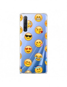 Coque Realme X50 5G Smiley Emoticone Emoji Transparente -...