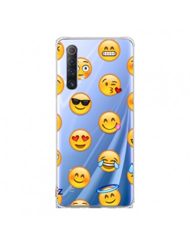 Coque Realme X50 5G Smiley Emoticone Emoji Transparente - Laetitia