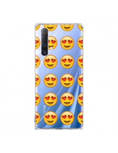 Coque Realme X50 5G Love Amoureux Smiley Emoticone Emoji Transparente - Laetitia