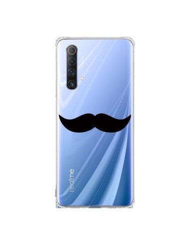 Coque Realme X50 5G Moustache Movember Transparente - Laetitia