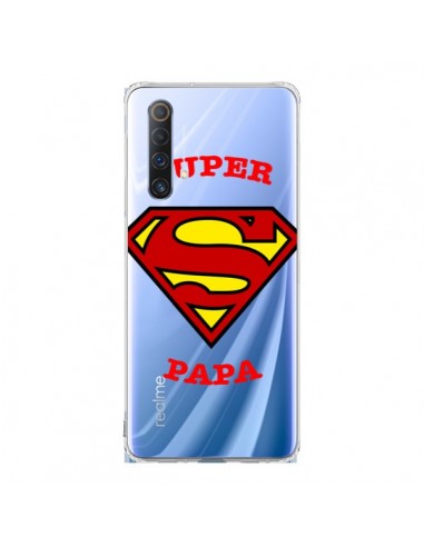 Coque Realme X50 5G Super Papa Transparente - Laetitia