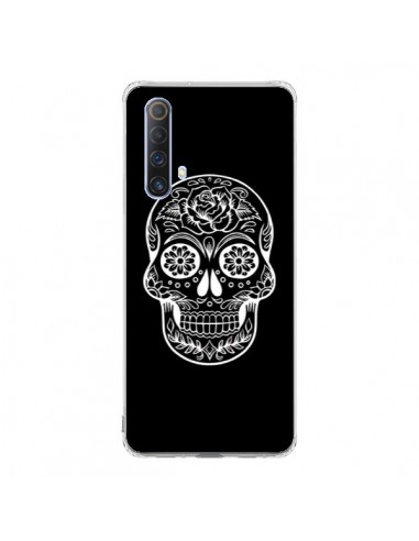 Coque Realme X50 5G Tête de Mort Mexicaine Blanche - Laetitia