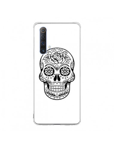 Coque Realme X50 5G Tête de Mort Mexicaine Noir - Laetitia