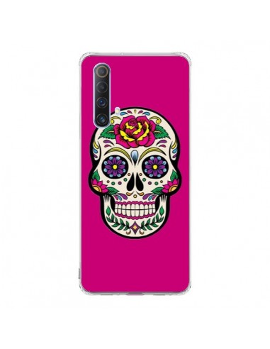 Coque Realme X50 5G Tête de Mort Mexicaine Rose Fushia - Laetitia