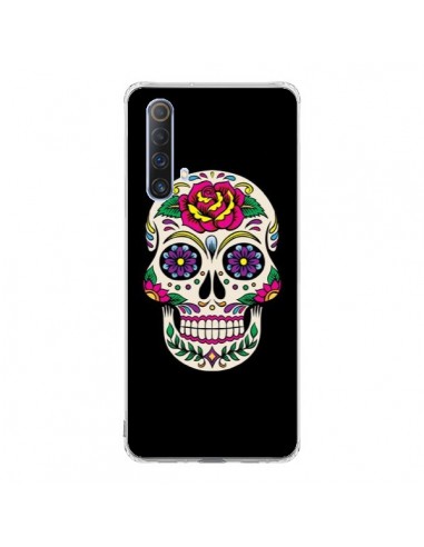 Coque Realme X50 5G Tête de Mort Mexicaine Multicolore Noir - Laetitia