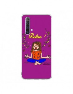 Coque Realme X50 5G Fille Relax Zen Yoga - Leellouebrigitte