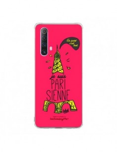 Coque Realme X50 5G Je suis Parisienne La Tour Eiffel...