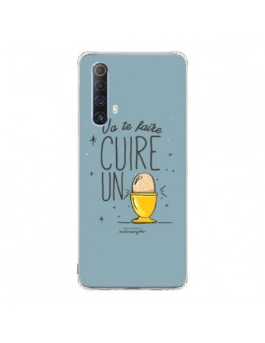 Coque Realme X50 5G Va te faire cuir un oeuf gris - Leellouebrigitte