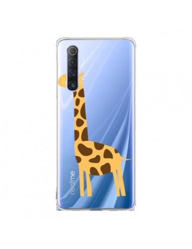 Coque Realme X50 5G Girafe Giraffe Animal Savane Transparente - Petit Griffin