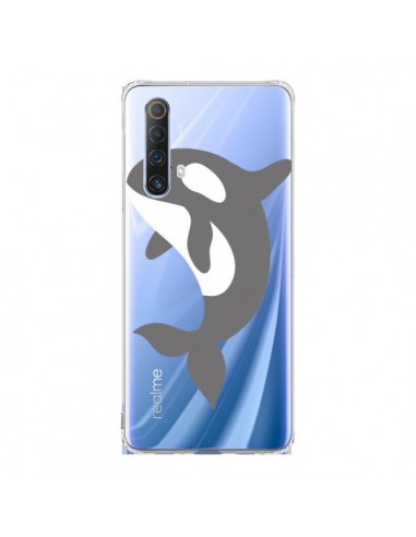 Coque Realme X50 5G Orque Orca Ocean Transparente - Petit Griffin