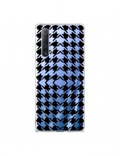 Coque Realme X50 5G Vichy Carre Noir Transparente - Petit...