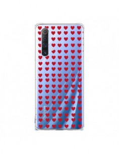 Coque Realme X50 5G Coeurs Heart Love Amour Red...