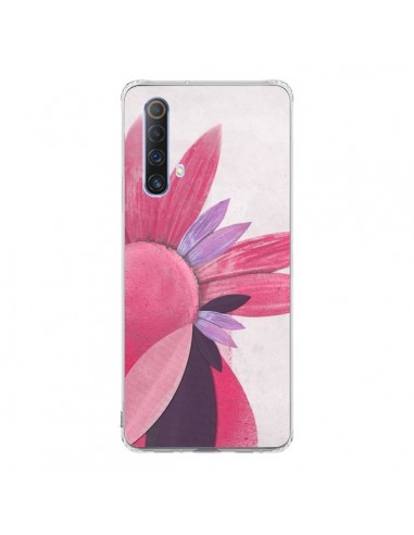 Coque Realme X50 5G Flowers Fleurs Roses - Lassana